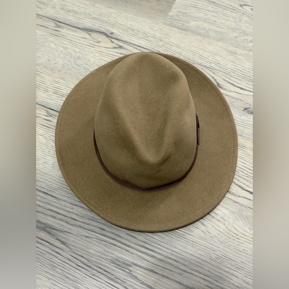 Country Gentlemen Light Brown Fedora 100% Wool Lite Felt Size M - Never Worn - Picture 6 of 11